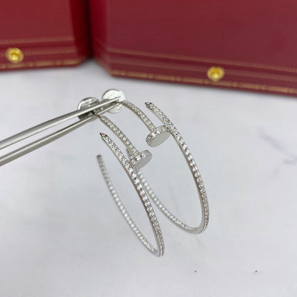[Panda Jewelry]JUSTE EARRINGS FULL DIAMONDS 1.8MM