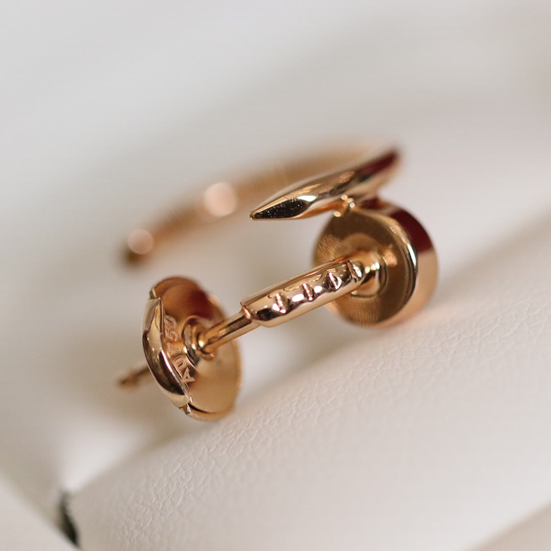 [Panda Jewelry]JUSTE EARRINGS PINK GOLD