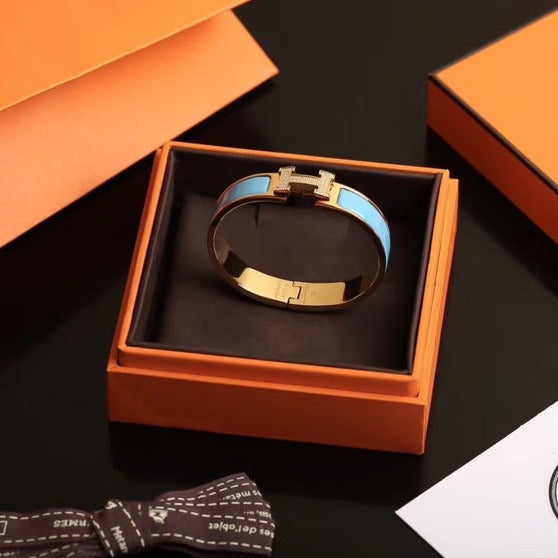 [Panda Jewelry]H CLOUD BLUE BRACELET GOLD DIAMOND