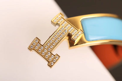 [Panda Jewelry]H CLOUD BLUE BRACELET GOLD DIAMOND