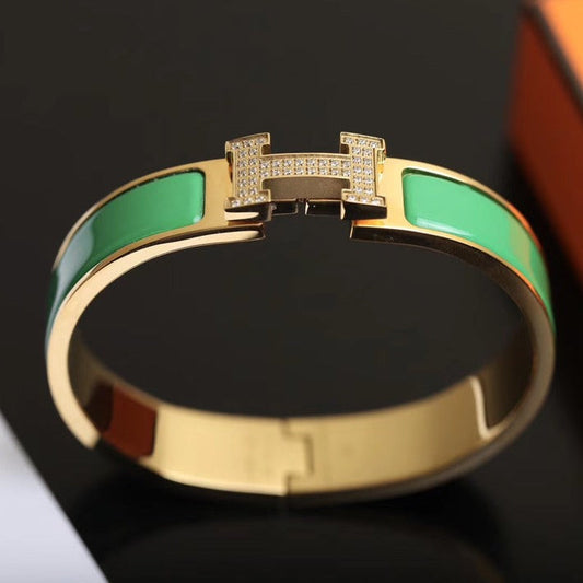 [Panda Jewelry]H BRACELET GOLD DIAMOND