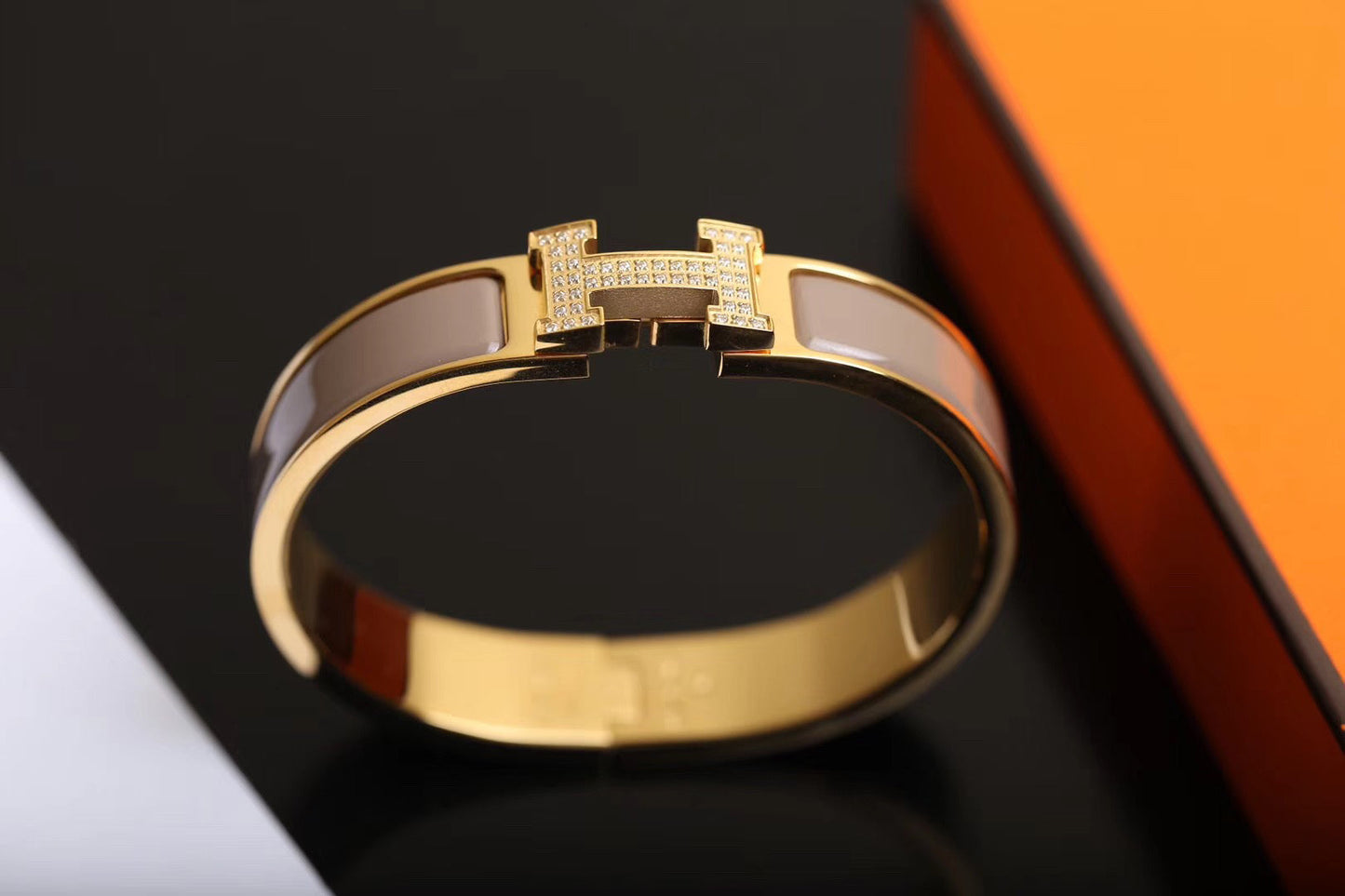 [Panda Jewelry]H BRACELET GOLD DIAMOND