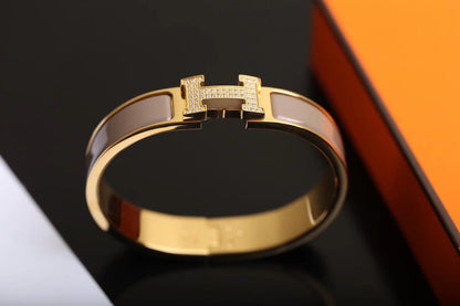 [Panda Jewelry]H BRACELET GOLD DIAMOND