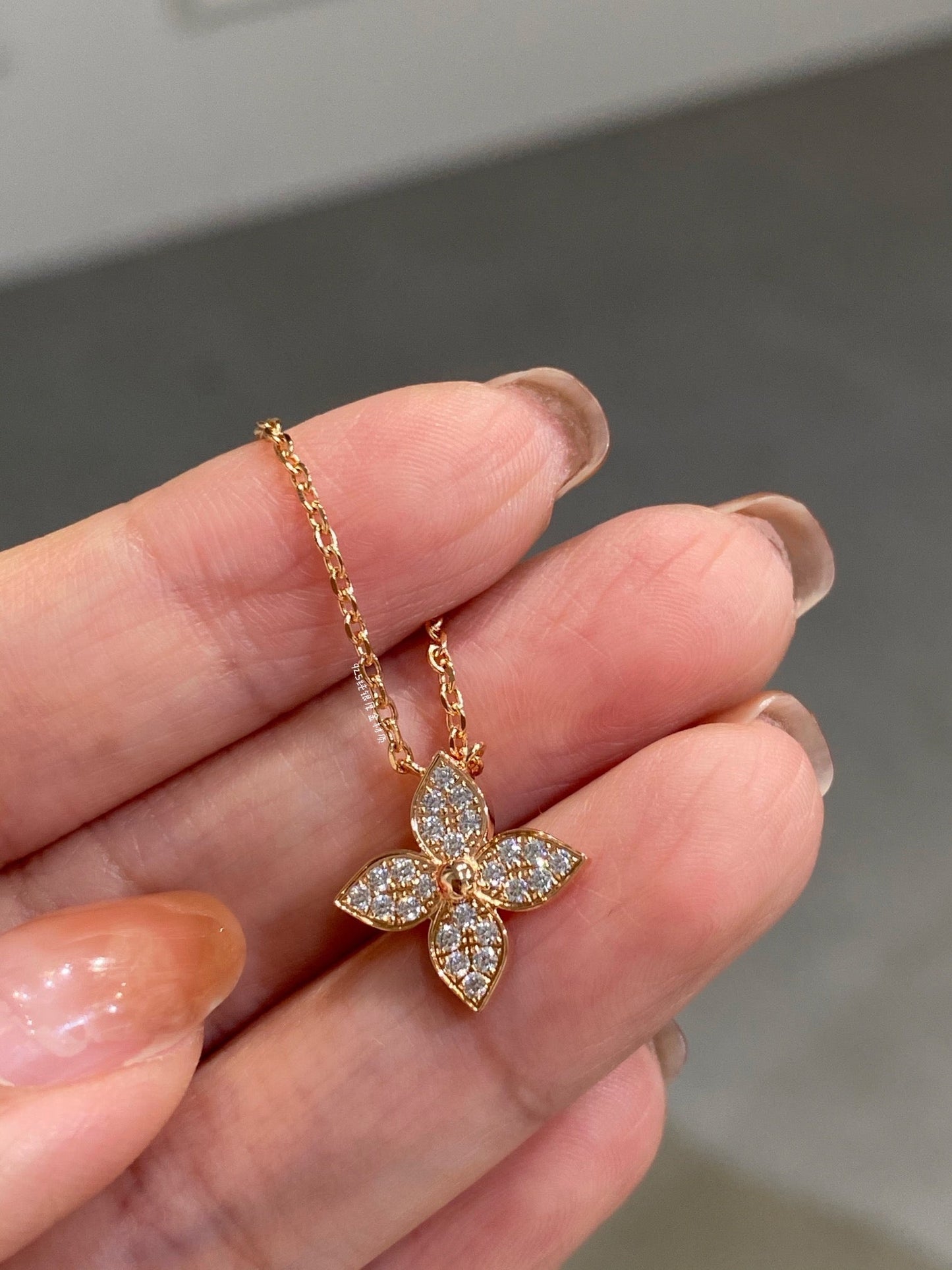 [Panda Jewelry]STAR DIAMOND NECKALCE