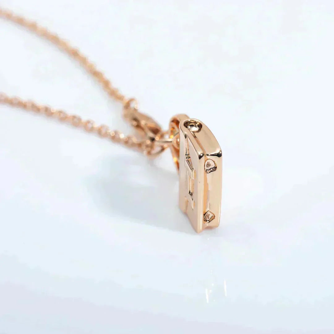 [Panda Jewelry]AMULETTE PEDANT ROSE GOLD NECKLACE