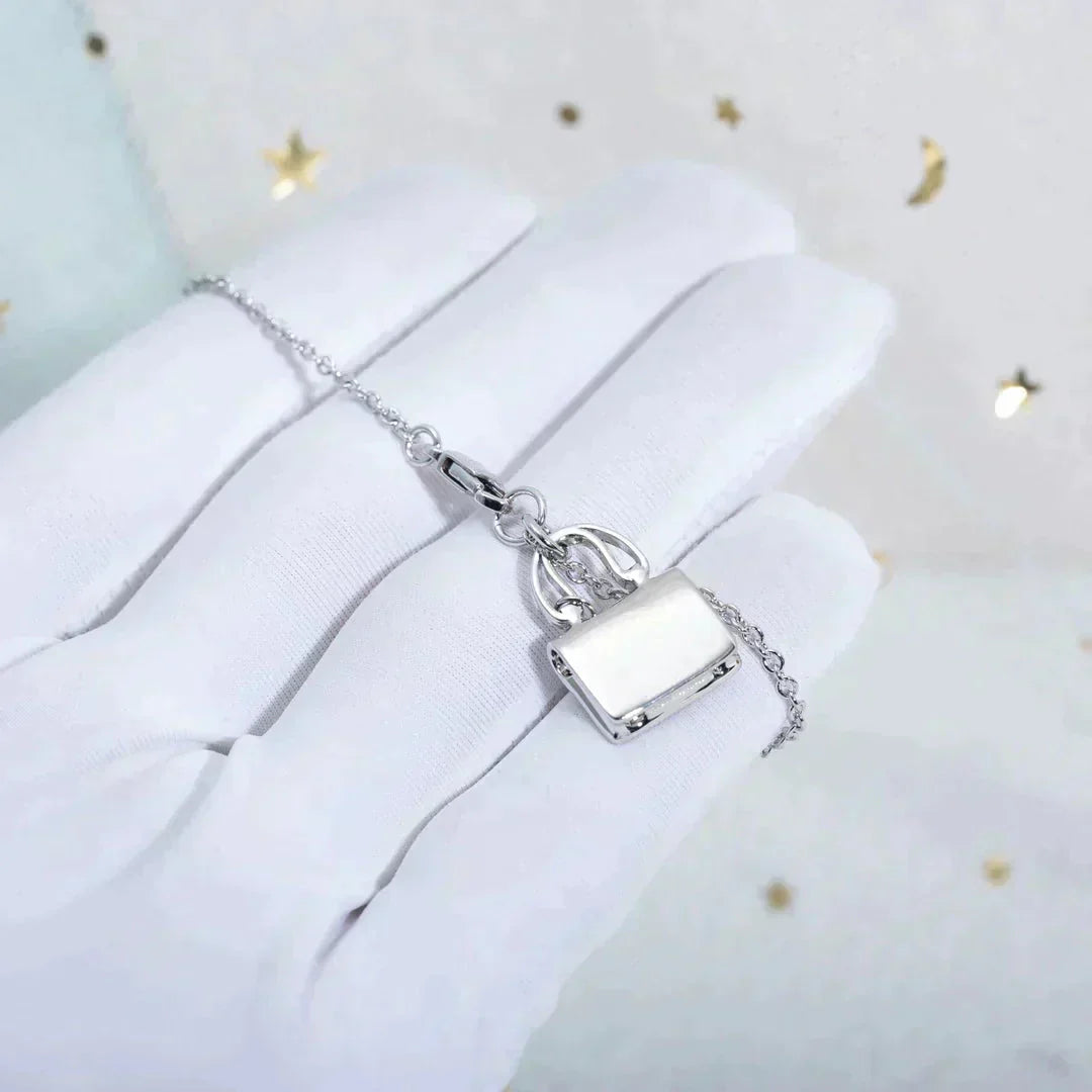 [Panda Jewelry]AMULETTE PEDANT SILVER NECKLACE