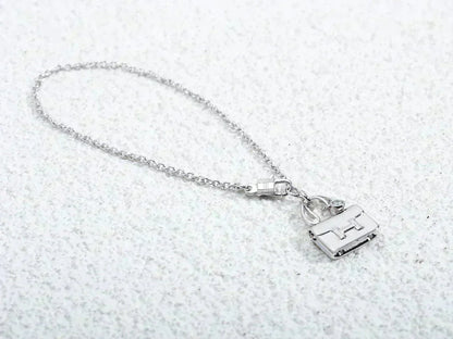 [Panda Jewelry]AMULETTE PEDANT SILVER NECKLACE