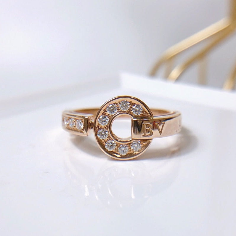 [Panda Jewelry]DREAM RING DIAMOND PINK GOLD