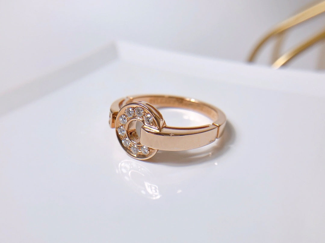 [Panda Jewelry]DREAM RING DIAMOND PINK GOLD