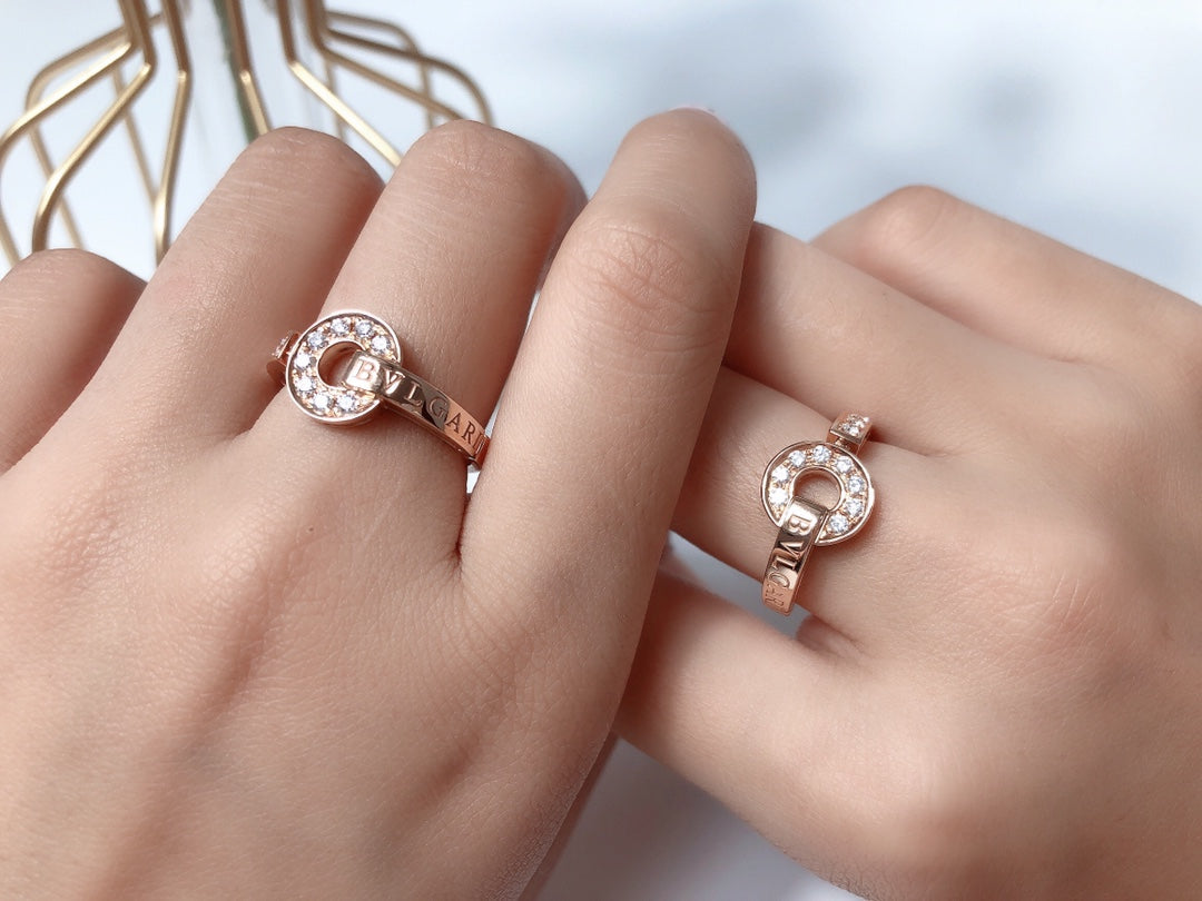 [Panda Jewelry]DREAM RING DIAMOND PINK GOLD