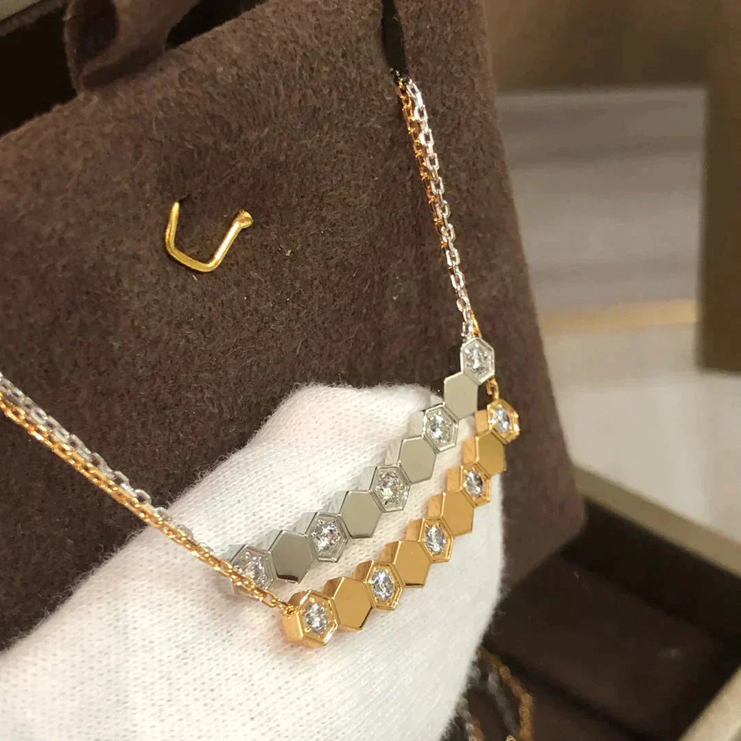 [Panda Jewelry]BEE LOVE NECKLACE DIAMOND