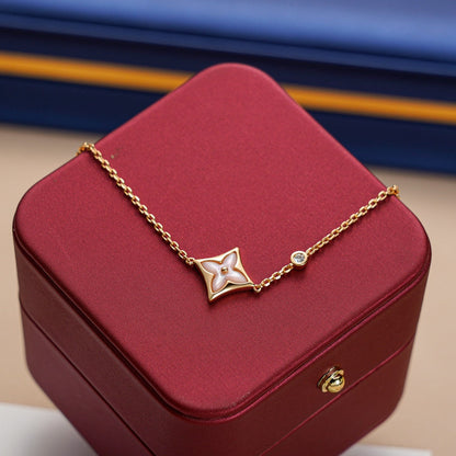 [Panda Jewelry]STAR 1 DIAMOND PINK GOLD BRACELET