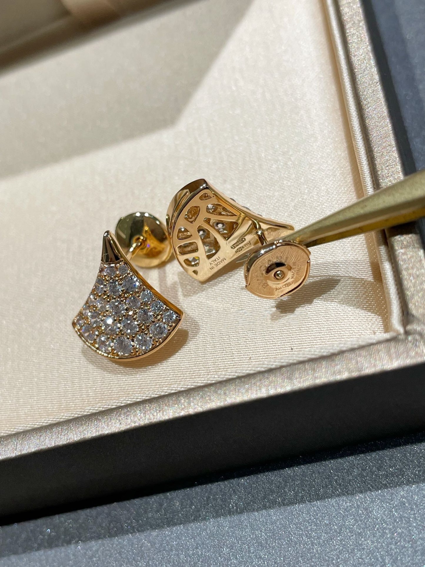 [Panda Jewelry]DREAM STUD EARRINGS DIAMOND