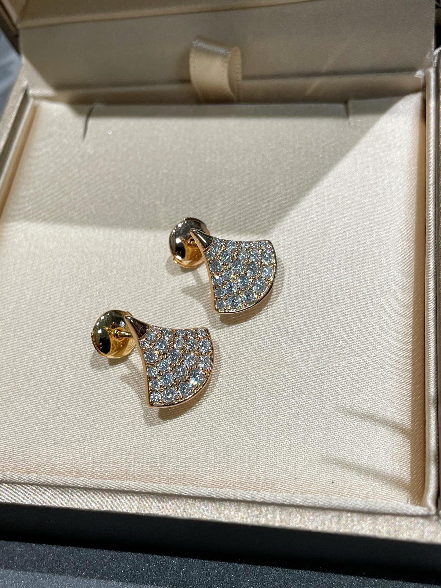 [Panda Jewelry]DREAM STUD EARRINGS DIAMOND