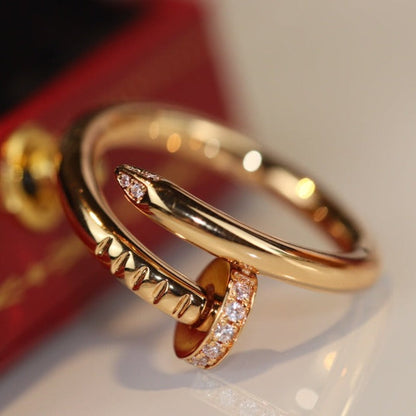 [Panda Jewelry]JUSTE RING 2.65MM GOLD DIAMOND