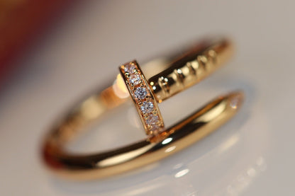 [Panda Jewelry]JUSTE RING 2.65MM GOLD DIAMOND