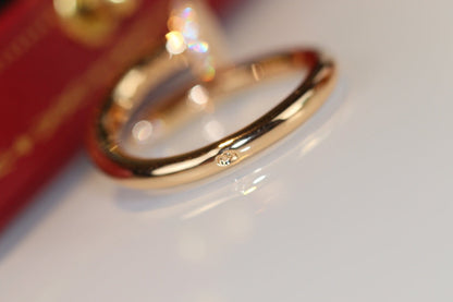 [Panda Jewelry]JUSTE RING 2.65MM GOLD DIAMOND