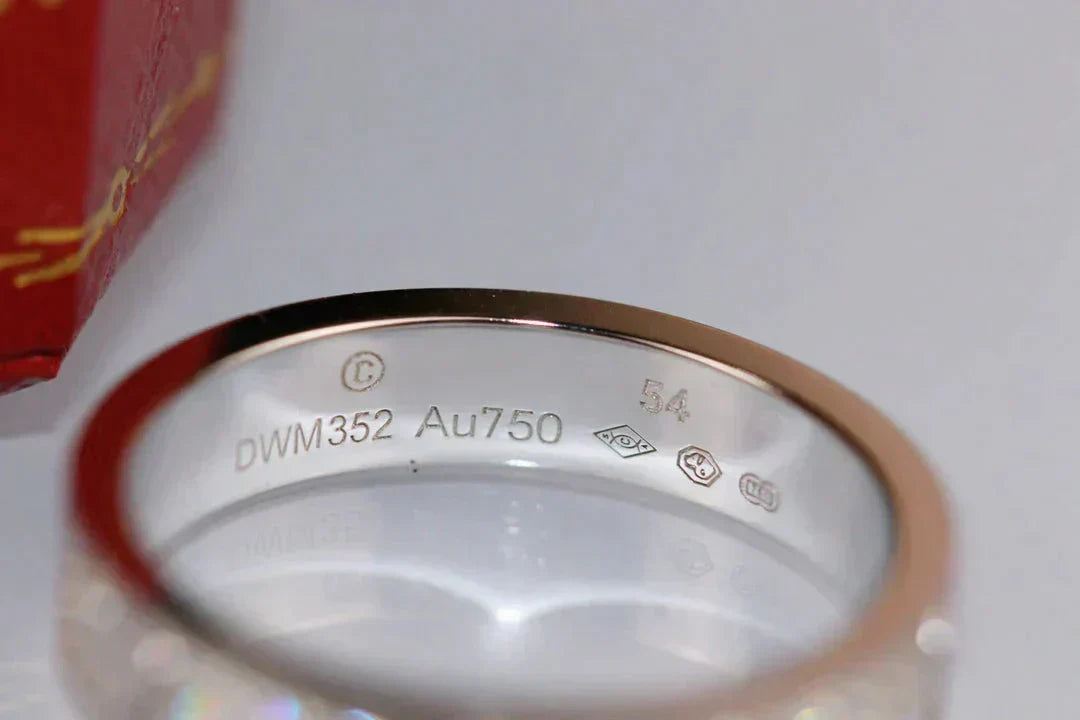 [Panda Jewelry]LOVE RING 3.6MM DIAMOND PAVED