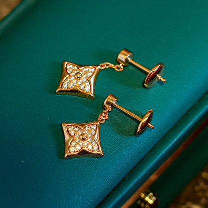 [Panda Jewelry]STAR DIAMONDS EARRINGS GOLD