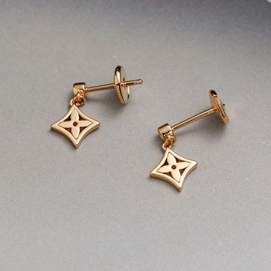 [Panda Jewelry]STAR EARRINGS GOLD