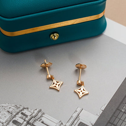 [Panda Jewelry]STAR EARRINGS GOLD