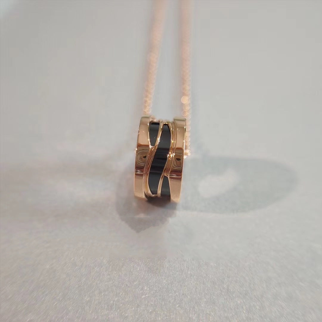 [Panda Jewelry]ZERO 1 NECKLACE PINK GOLD