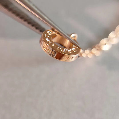 [Panda Jewelry]ZERO 1 NECKLACE PINK GOLD