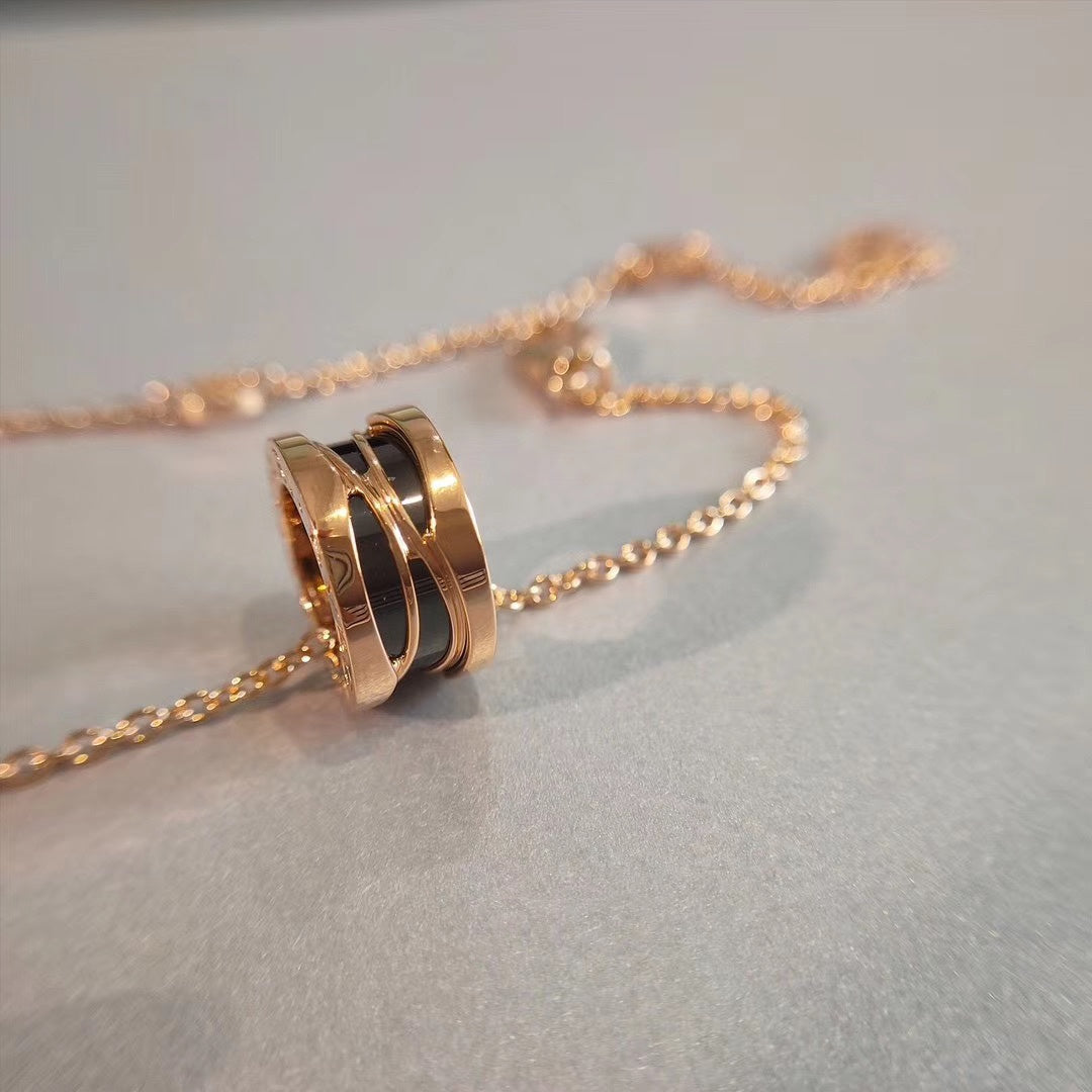 [Panda Jewelry]ZERO 1 NECKLACE PINK GOLD