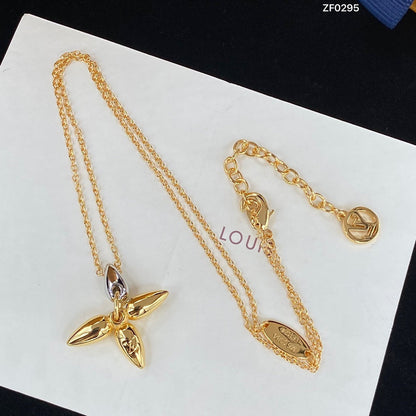 [Panda Jewelry]LOUISETTE PEDANT GOLD NECKLACE