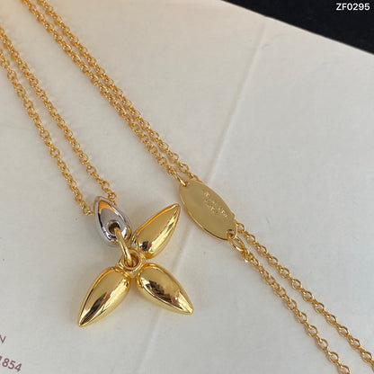 [Panda Jewelry]LOUISETTE PEDANT GOLD NECKLACE