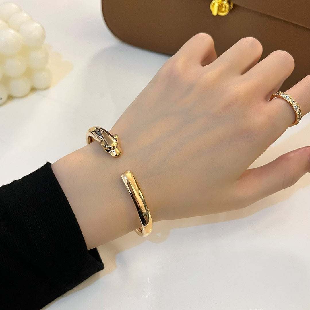 [Panda Jewelry]PANTHERE GOLD OPEN BRACELET