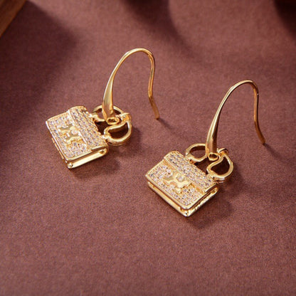 [Panda Jewelry]KELLY DIAMOND EARRINGS