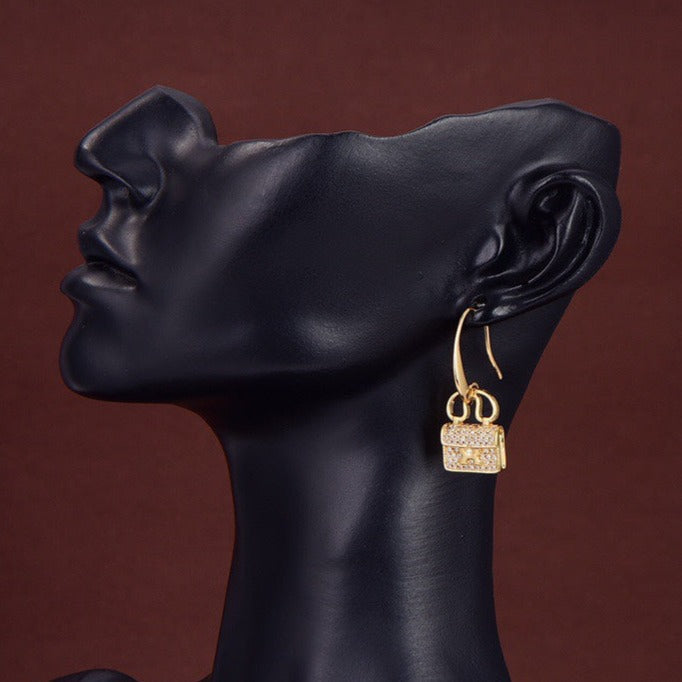 [Panda Jewelry]KELLY DIAMOND EARRINGS