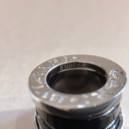 [Panda Jewelry]ZERO 1 BLACK CERAMIC SILVER NECKLACE