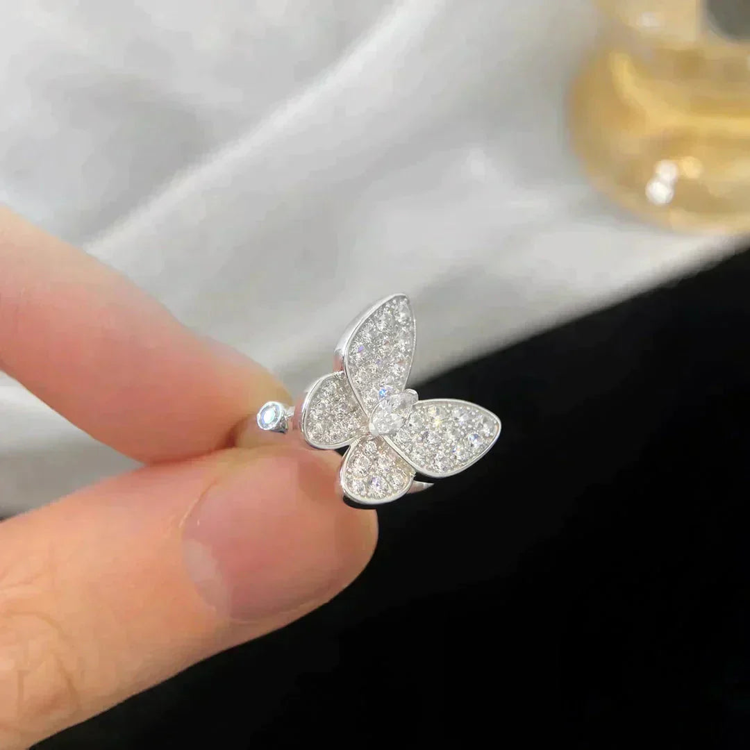 [Panda Jewelry]BUTTERFLY DIAMOND RING