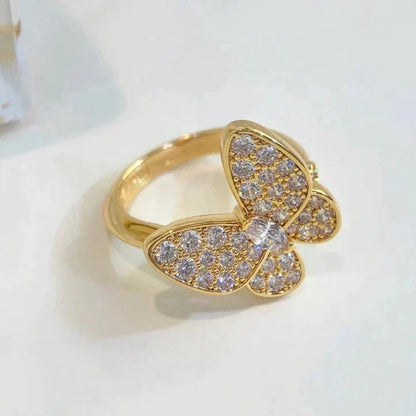 [Panda Jewelry]BUTTERFLY DIAMOND RING
