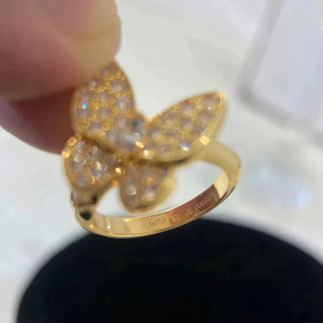 [Panda Jewelry]BUTTERFLY DIAMOND RING