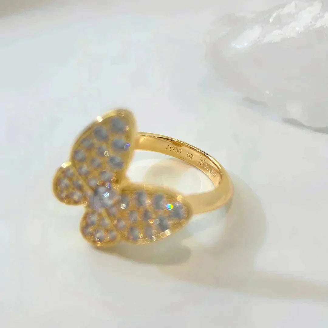[Panda Jewelry]BUTTERFLY DIAMOND RING