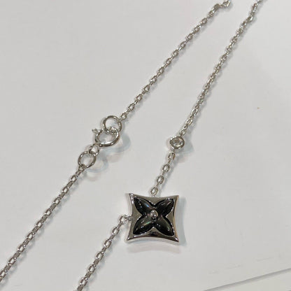 [Panda Jewelry]STAR BLACK MOP NECKLACE