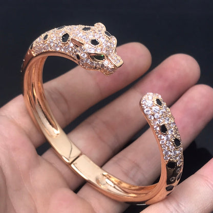 [Panda Jewelry]PANTHERE BIG BRACELET DIAMONDS