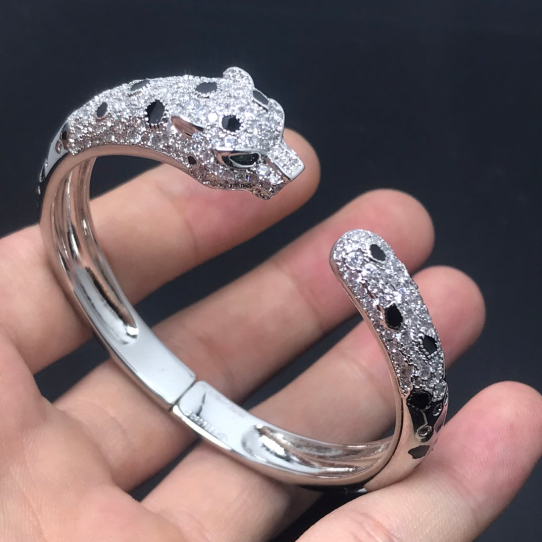 [Panda Jewelry]PANTHERE BIG BRACELET DIAMONDS