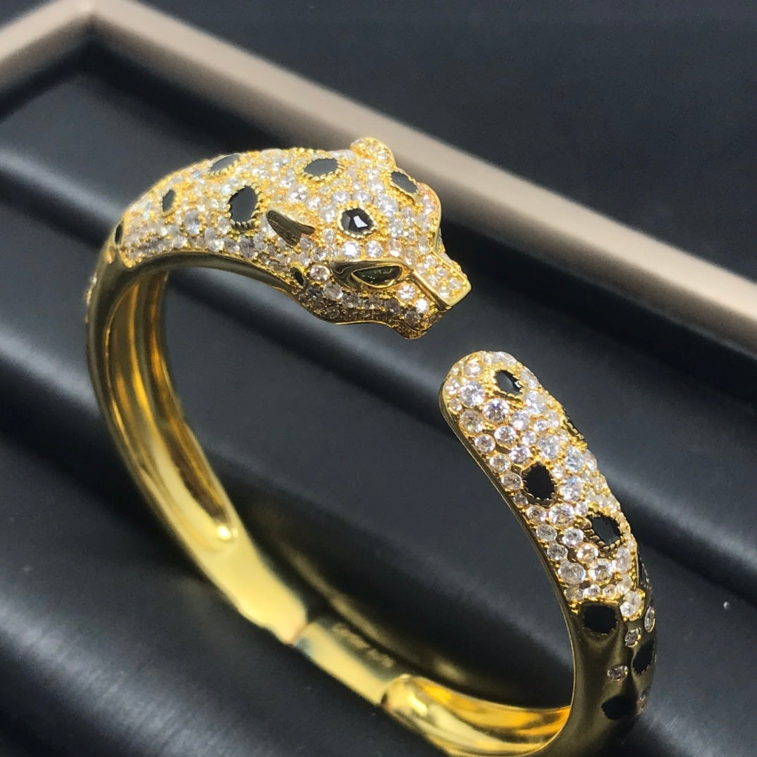 [Panda Jewelry]PANTHERE BIG BRACELET DIAMONDS