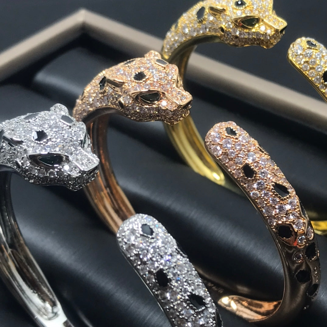 [Panda Jewelry]PANTHERE BIG BRACELET DIAMONDS