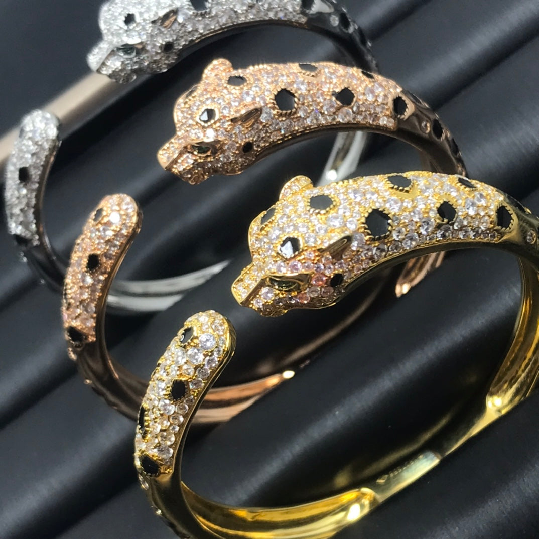 [Panda Jewelry]PANTHERE BIG BRACELET DIAMONDS