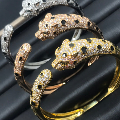 [Panda Jewelry]PANTHERE BIG BRACELET DIAMONDS