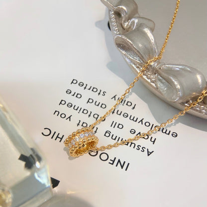 [Panda Jewelry]PERLEE DIAMOND NECKLACE