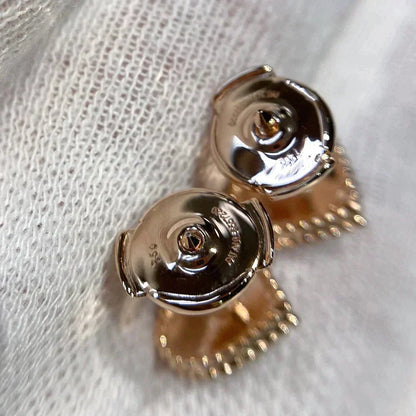 [Panda Jewelry]HEART CARNELIAN STUD EARRINGS