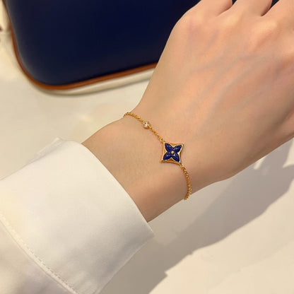 [Panda Jewelry]COLOR STAR PINK GOLD DIAMOND BRACELET