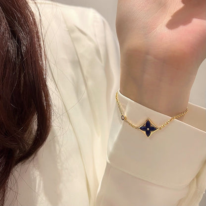 [Panda Jewelry]COLOR STAR PINK GOLD DIAMOND BRACELET