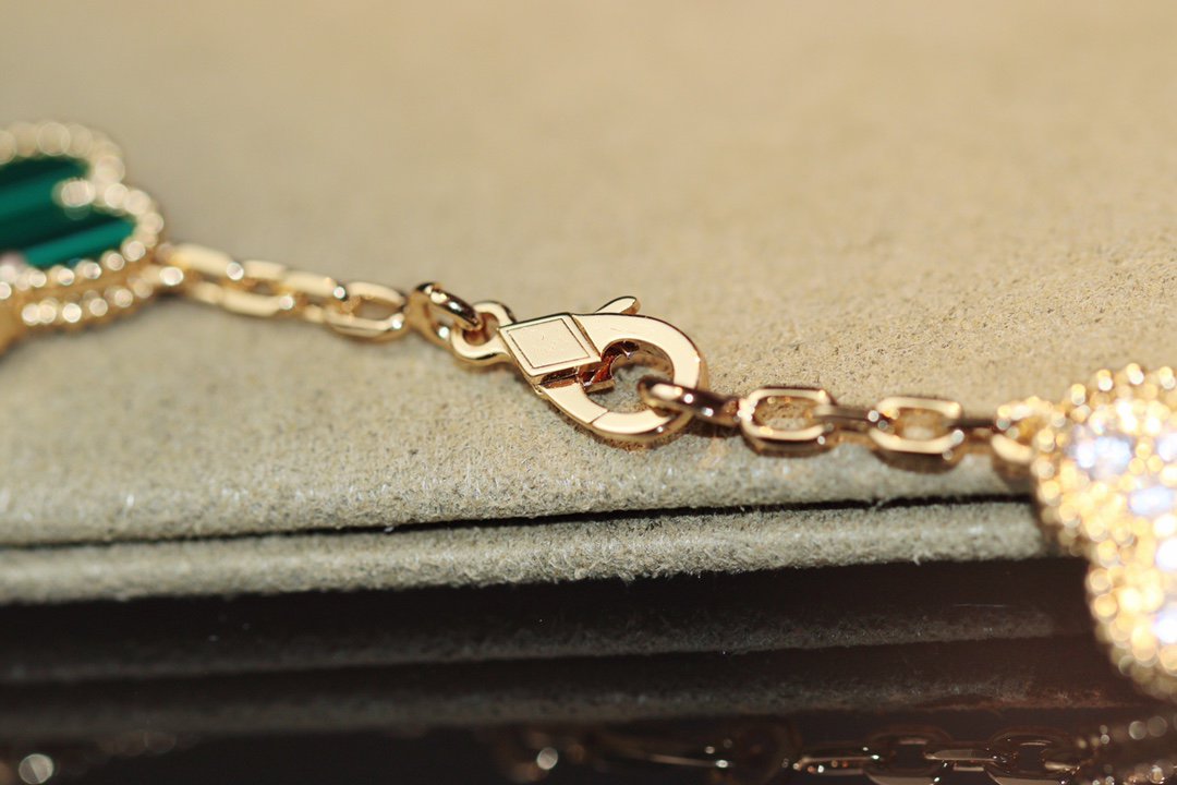 [Panda Jewelry]CLOVER 20 MOTIFS ONYX ROSE GOLD
